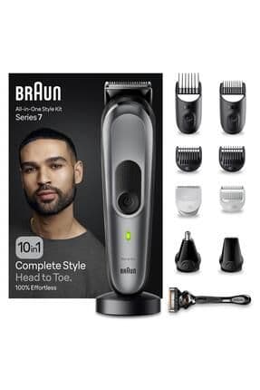Series 7 Mgk7420 Hepsi Bir Arada Şekillendirme Seti, 10’u 1 Arada Erkek Bakım Kiti