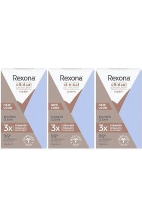 Clinical Protection Kadın Stick Deodorant Shower Clean 96 Saate Kadar Koruma 3 X 45 ml