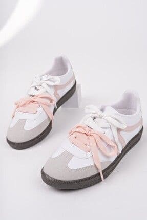 Retro Çift Bağcıklı Günlük Kadın Sneaker Spor Ayakkabı