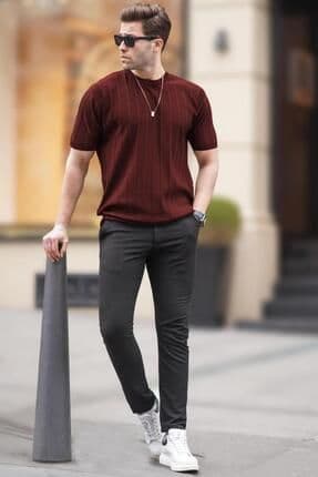 Erkek Bordo Tişört 5684