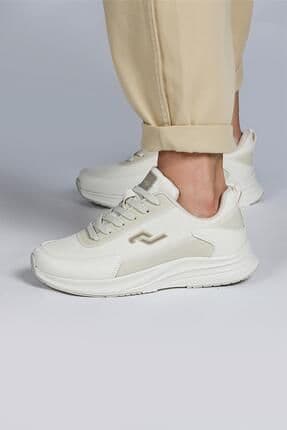 28086 Bej Kadın Sneaker Günlük Spor Ayakkabı