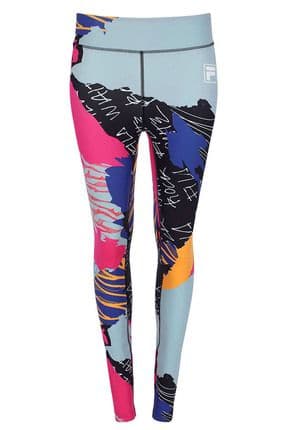 Kadın Tayt Allover Print Leggings LW411144