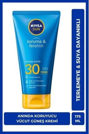 Sun Spf30 Yüksek Güneş Koruyucu Ve Ferahlatıcı Krem 175ml, Uva Uvb Koruması, Suya Karşı Dayanıklı