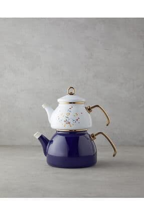 Floral Symphony Emaye Mini Çaydanlık