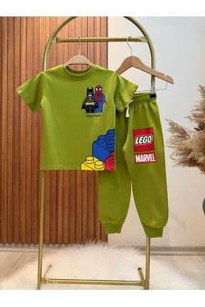 Yeni Sezon Marvel Baskılı Pamuklu Erkek Çocuk Altüst