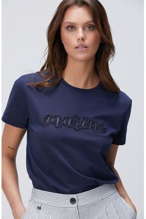 Lacivert T-shirt