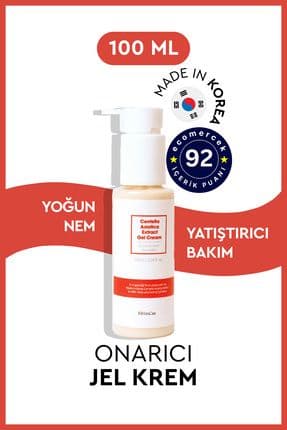 Centella Asiatica Extract Gel Cream 100ml - Cilt Yatıştırıcı ve Nemlendirici Jel Krem