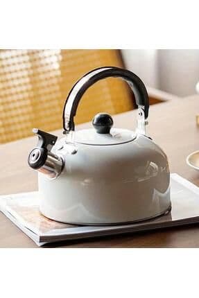 3l Paslanmaz Çelik Düdüklü Kettle Su Isıtıcısı Çaydanlık Islıklı Demlik