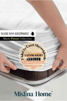 Micro Classic Sıvı Su Geçirmez Fitted Full Kenar Tek Çift Kişilik Bebek Çocuk Yatak Koruyucu Alezi