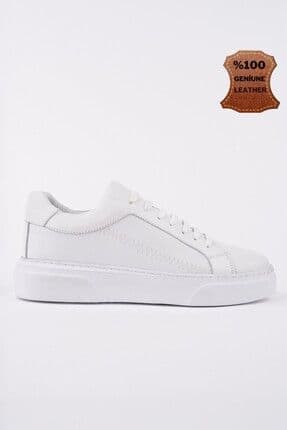 Rider Bağcıklı Hakiki Deri Kalın Taban Erkek Günlük Sneaker Spor Ayakkabı