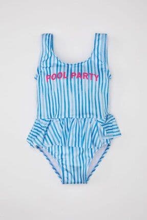 Kız Bebek Desenli Mayo C0799A524SM