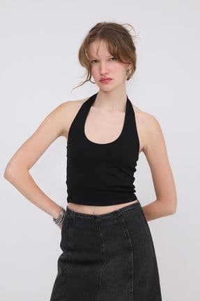 Boyundan Geçmeli Bluz B1623