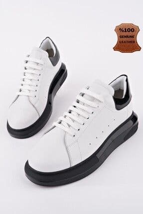Lord Bağcıklı Hakiki Deri Kalın Taban Erkek Günlük Sneaker Spor Ayakkabı