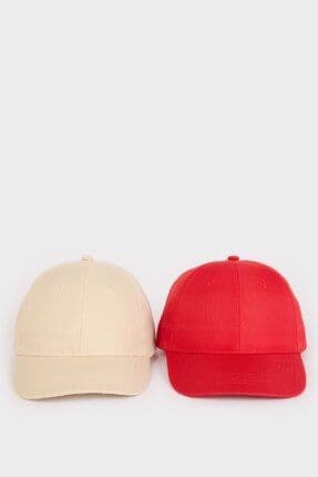 Erkek Çocuk 2'li Cap Şapka D8407a825sm