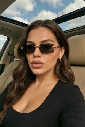 TİTAN UNİSEX TASARIM LAZER KESİM METAL AKSESUARLI GÜNEŞ GÖZLÜĞÜ