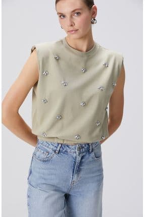 Açık Haki T-shirt