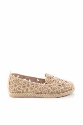 Bej Hasır Kadın Espadril K01117092328
