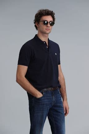 Laon Smart Erkek Polo Tişört Slim Fit Lacivert