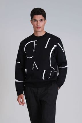 Frank Erkek Sweatshirt Siyah