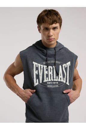 Authentic Boxing Oversize Antrasit Kolsuz Erkek Sweatshirt