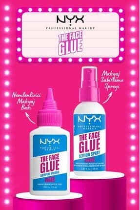 Face Glue Primer Nemlendirici Makyaj Bazı & Setting Spray Makyaj Sabitleme Spreyi