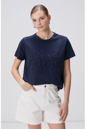 Lacivert T-shirt