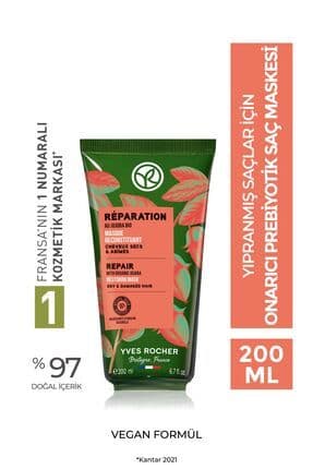 Yıpranmış Saçlar Için (reparation) Onarıcı Prebiyotik Saç Maskesi - Vegan-200 Ml