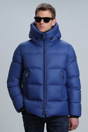 Tommy Kaz Tüyü Erkek Mont Saks