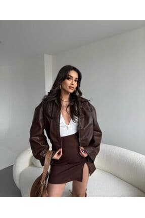 Deri Bomber Deri Ceket