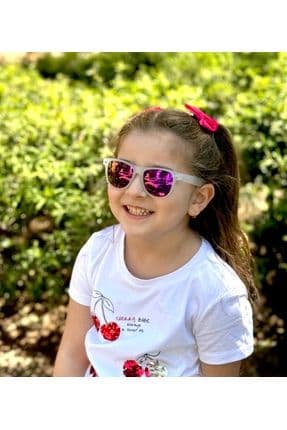 WAYFARER WHİTE/MOR AYNA Polo Exchange Çocuk Gözlüğü