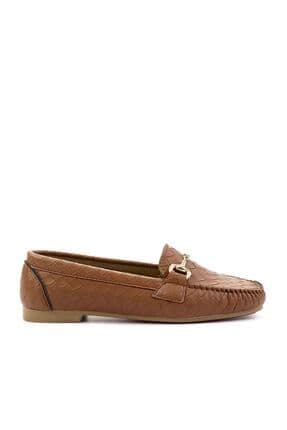 Taba Kadın Loafer Ayakkabı K01542030710