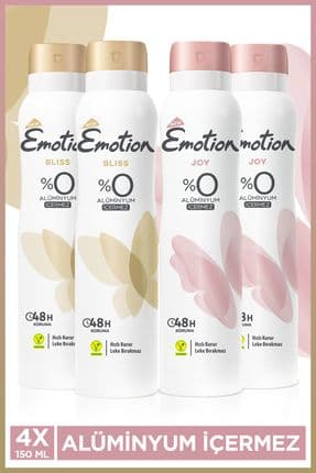 Bliss & Joy Kadın Deodorant 4x140 ml