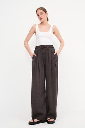 Beli Lastikli Wide Leg Pantolon PN3720