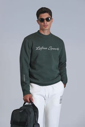 Erkek Sweatshirt Koyu Yeşil 112030137 Loved