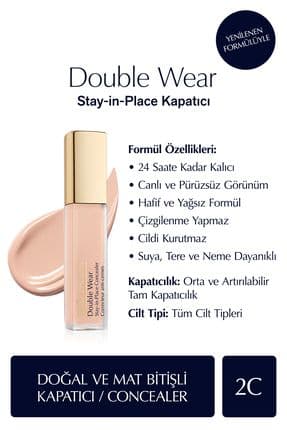 Double Wear Stay-in-place Concealer - Renk: 2c Light/medium (COOL) 12ml