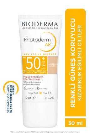 Photoderm AR SPF50+ Kızarıklık Karşıtı Yüksek Korumalı Renkli Yüz Güneş Kremi 30 ml