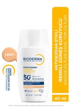 Photoderm XDefense Spf50+ Tüm Cilt Tipleri Antioksidan Etkili Renkli Güneş Kremi Light 40 ml