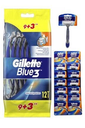 Blue3 Kullan At Tıraş Bıçağı 12'lı