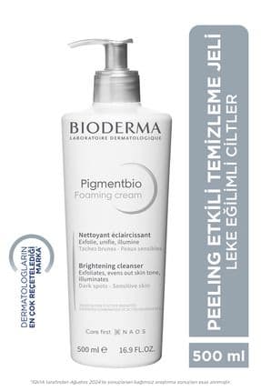 Pigmentbio Foaming Cream Leke Karşıtı Aydınlatıcı Peeling Etkili Yıkama Jeli Yüz ve Vücut 500 ml