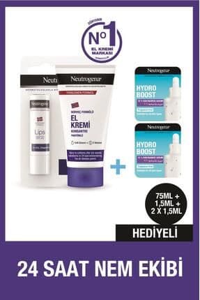 Parfümlü El Kremi 75ml + Dudak Kremi + Niasinamid Serum Hediye