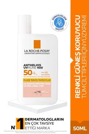 Anthelios Uvmune Fluid Güneş Kremi Spf50 50 ml - Renkli