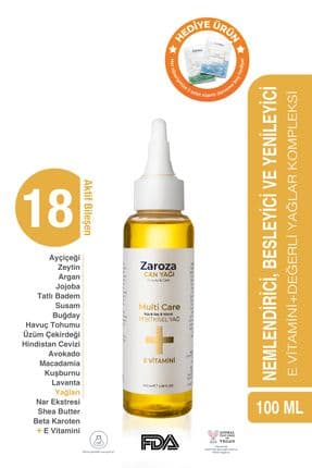Yüz Ve Vücut Nemlendirici, Besleyici, Onarıcı Ve Saç Için Dökülme Karşıtı 17 Doğal Yağ E Vitamini