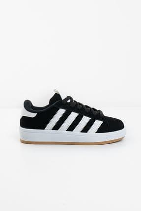 Çocuk Kız Erkek Siyah Beyaz Spor Ayakkabı Sneaker
