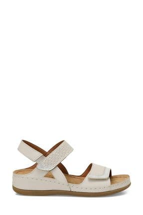 104424.Z5FX Bej Kadın Comfort Sandalet