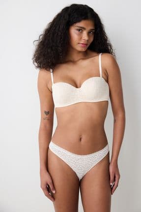 Delila Lace Krem Sütyen