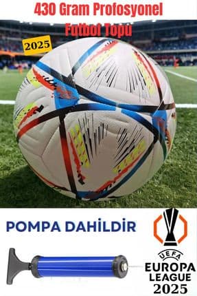 Profosyonel Futbol Topu Halı Saha Çim Saha Sporcu Top Pompa Katar Dünya Kupası 415 gram Uefa 2025