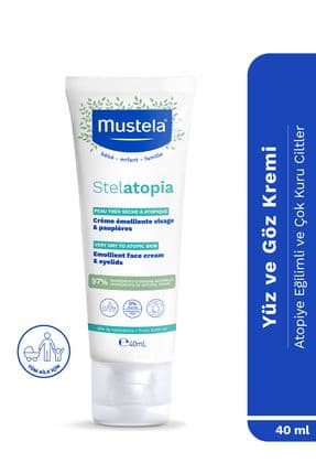 %97 Doğal İçerikli Stelatopia Yüz ve Göz Çevresi Çok Kuru ve Atopik Cilt Nemlendirici Yüz Krem 40ml