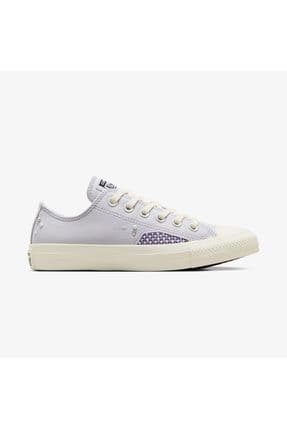 Chuck Taylor All Star Pearls & Studs Low Top Ghost Town Unisex Mor Sneaker