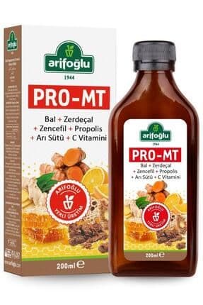 PRO-MT Bal Zerdeçal Zencefil Propolis ArI Sütü C Vitamini 200ml MUCİZE KARIŞIM