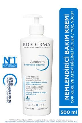 Atoderm Intensive Balm Çok Kuru Atopi Eğilimli Cilt Nemlendirici Onarıcı Krem Yetişkin, Çocuk 500 ml